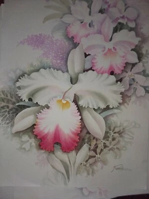 4 ACUARELAS botánicas de Ratana 11 por 15. sin marco Foto 1 de 4