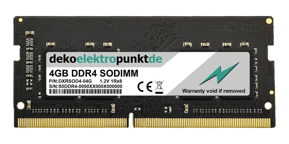 DEKOELEKTROPUNKTDE Memoria RAM 4 GB DDR4 2666 Mhz compatibile per Synology Disk Station D4NESO-2666-4G