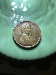 1948 P Lincoln cent With DDR & Reeding, Collar Cash L On Liberty - Picture 1 of 14