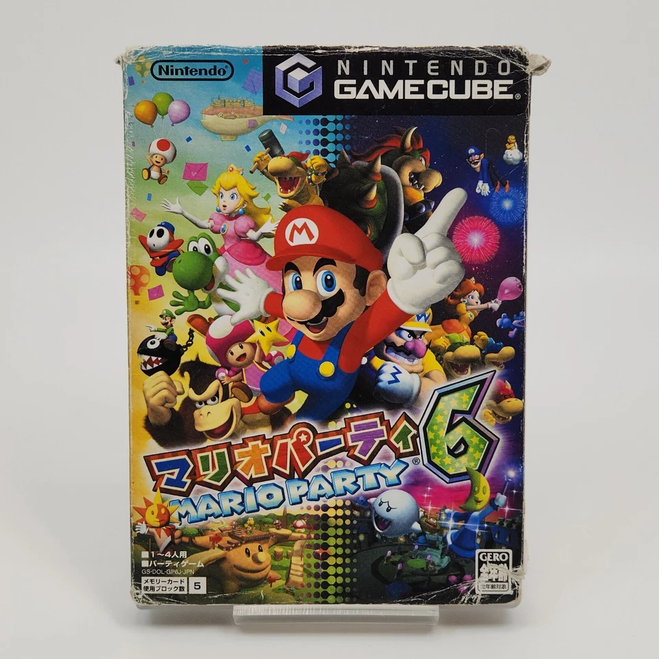 Mario Party 6 Nintendo GameCube GC NTSC-J Japan Import - Image 1 of 4