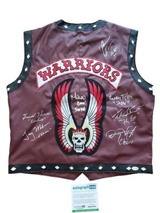 The Warriors Movie Cast Autographed Vest James Remar +6 Exact Photo Proof - Picture 1 of 8