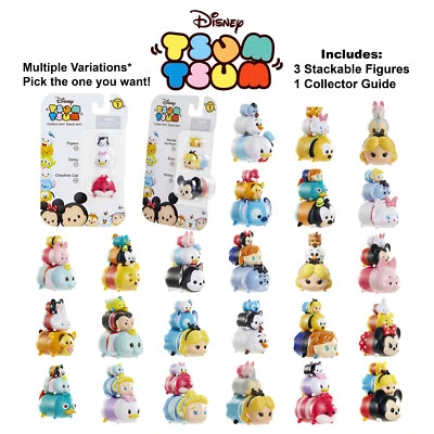 Novos bonecos empilháveis Disney Tsum Tsum pacote com 3 **Você escolhe** - Imagem 1 de 2