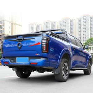 For GWM Cannon Ute 2020-2024 Rear Tail Light Lamp Frame Cover Trim Matte Black  - Imagen 1 de 7