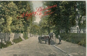 Postkarte Gruß Happy Christmas Von Großbritannien Und Irland - Reiste 1909 - Bild 1 von 2