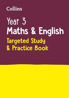 Year 3 Maths and English KS2 Targeted Study & Practice Book: Ideal for use at h - Image 1 of 4