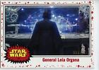 2017 Topps Star Wars Journey To Last Jedi White #92 General Leia Organa #68/199