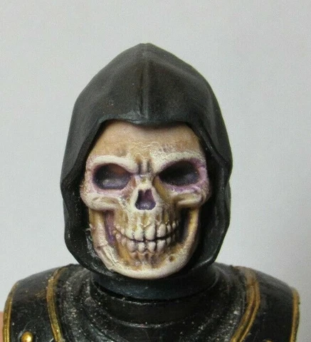 HEAD ONLY Mythic Legion Four Horsemen Custom Painted Grim Reaper HEAD ONLY Cover