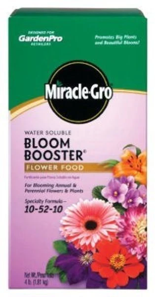 Miracle-Gro Water Soluble Bloom Booster Flower Food, 10-52-10, 4 Pound - Image 1 of 1