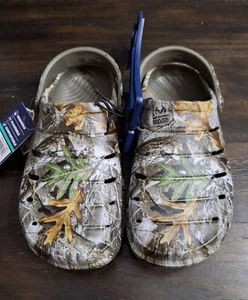 New Rugged Shark Realtree Edge Clogs Unisex Size 13 (Youth) Camo - Picture 1 of 11