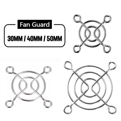 30/40/50mm Metal Fan Grill Fan Guard Protective Cover for PC CPU Inverter  - Image 1 of 4
