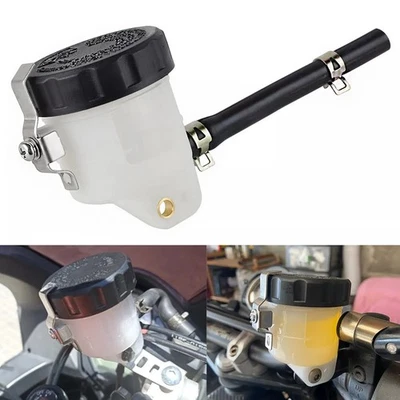 Brake Master Cylinder Fluid Oil Reservoir Cup Tank for Yamaha Suzuki Kawasaki Foto 1 de 4