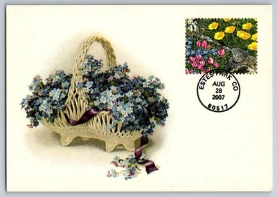 #4198i Alpine Tundra Melissa Artic Butterfly FDC Maxi Card on Vintage PC - Image 1 of 2