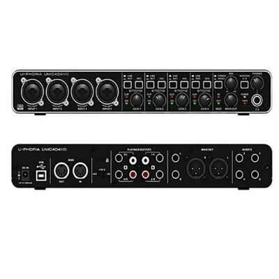 Behringer U-Phoria UMC404HD USB Audio Interface 24-bit/192kHz, 4-in/4-out - Image 1 of 2
