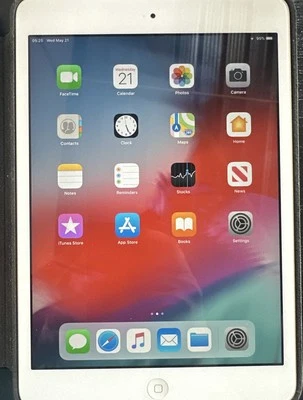 Apple iPad Mini 2nd Gen 7.9-inch Tablet 16GB Silver 88% BH Excellent 4 Kids - Image 1 of 4