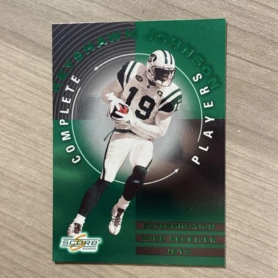 2000 Score Complete Players Keyshawn Johnson #CP 19 GREEN PARALLEL (RARE) - Image 1 of 4