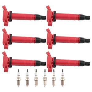 6x Ignition Coil + Iridium Spark Plug for 03-09 Toyota 4Runner V6 4.0L UF495 - Picture 1 of 9