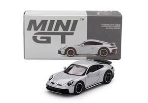 Mini-GT 1:64 PORSCHE 911 (992) DAKAR ICE GRAY METALLIC 2023 - MGT00891-L - Foto 1 di 4