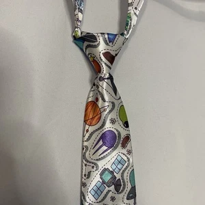 Kids Rocket, Planets, and Outer Space boys Neck Tie, New, Fun, Cool , Unique - Picture 1 of 8