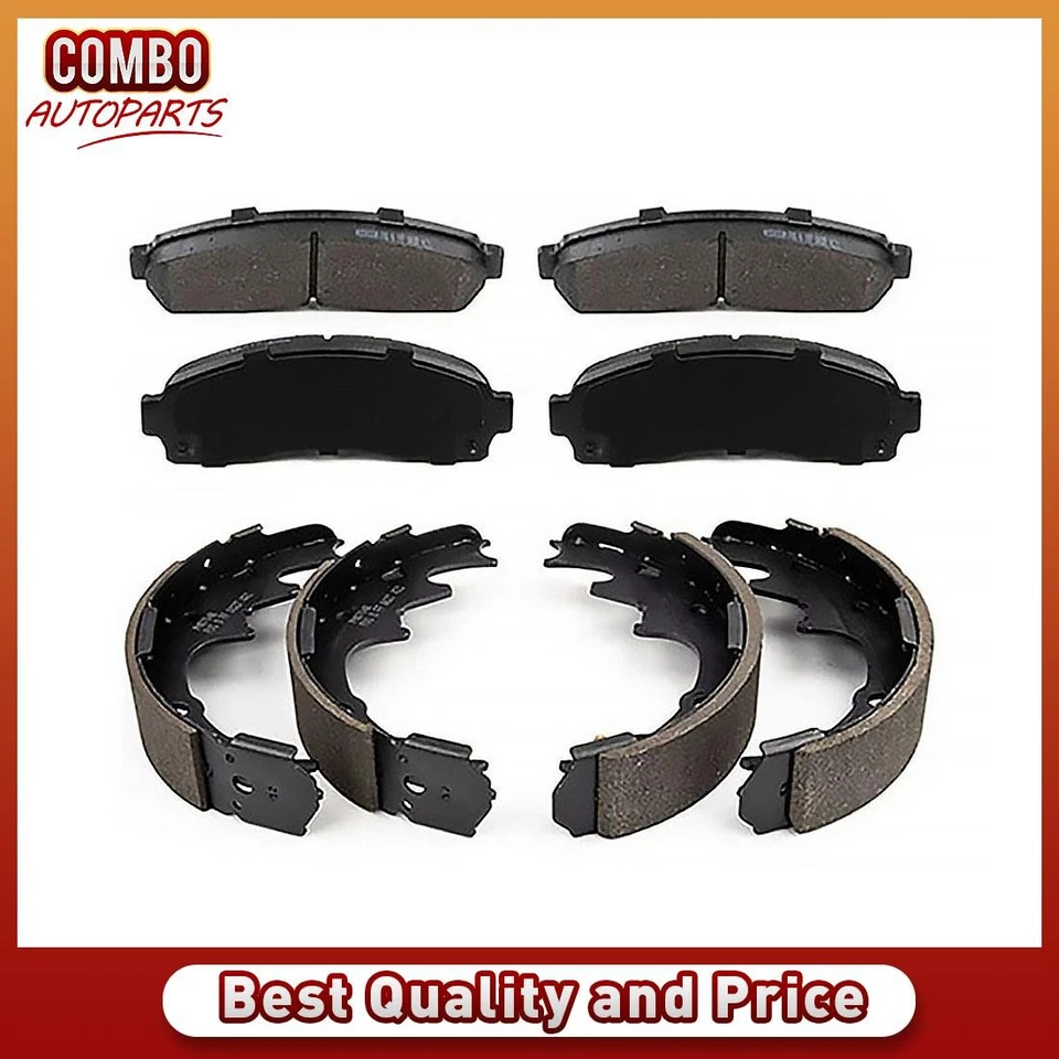 Pastillas de freno delanteras y traseras zapatas de tambor para 2003 2004 2005 2006 2007 Mazda B2300 Foto 1 de 4
