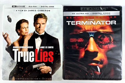 True Lies 4K+Blu-ray+Digital+Slip Cover & Terminator 4K Schwarzenegger/Cameron - Bild 1 von 4