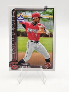 2025 Topps Pro Debut Jesus Made #PDC-39 Milwaukee Brewers Carolina Mudcats  - Bild 1 von 2