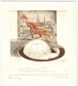 KAZIMIERZ SZOLTYSEK: Exlibris-Kongress Mönchengladbach 1990 - Picture 1 of 1