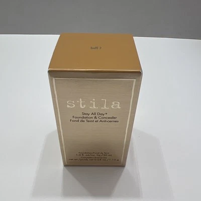 Stila Stay All Day Foundation & Concealer Shade [ BUFF 7 ] 1.0 fl. oz. NIB - Image 1 of 4