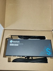 Steetek USB 3.0 DisplayPort HDMI KVM Switch Dual Monitor 4 Port 4K@60Hz - Photo 1/3