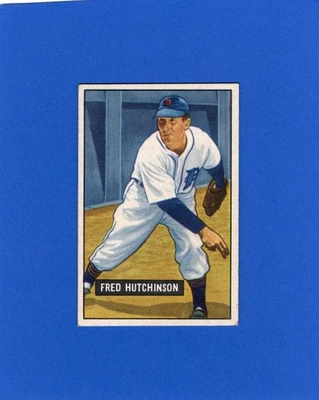 Bowman Fred Hutchinson 1951 # 141, Tigres de Detroit Foto 1 de 2