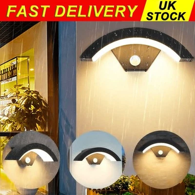 Wall LED Lamp with Motion Sensor PIR IP65 Indoor Outdoor  Natural Warm White - Image 1 of 4