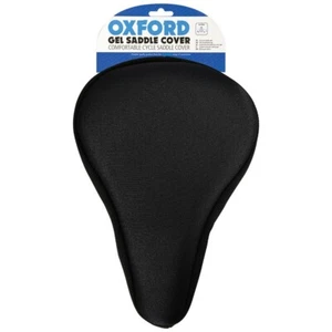 Gel Saddle Comfort Cover Adult Cycling Oxford Black Unisex Universal Fitting - Picture 1 of 6