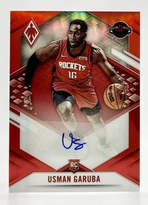 2021-22 Panini Chronicles Phoenix Red Usman Garuba RC Auto Houston Rockets - Picture 1 of 2