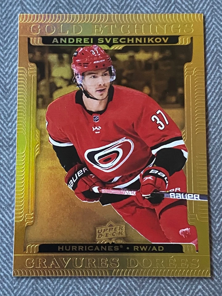 Carolina Hurricanes - Andrei Svechniko - 22/23 UD Tim Horton's - Gold Etchings - Image 1 of 3
