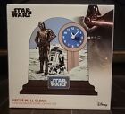 Disney Star Wars Droids R2-D2 & C3PO Clock New