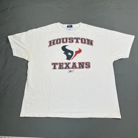 Vintage 2000s Houston Texans Reebok Graphic Tee XXL 2XL White Unisex NFL Cover