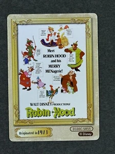 CARD FUN DISNEY CARNIVAL 100 ROBIN HOOD 1973 #D100C-SR55 - Picture 1 of 1