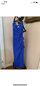 Chiara Boni La Petite Robe ""Melanie"" schulterfrei blaues Kleid Gr. 42 wie besehen - Bild 1 von 13