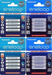 16X Panasonic Eneloop AAA Akkus 1,2V 750mAh HR03 wiederaufladbar in OVP - Bild 1 von 8