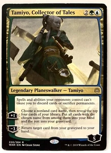 Tamiyo, Collector of Tales #220-MTG- War of the Spark-Regular- MP - Picture 1 of 2