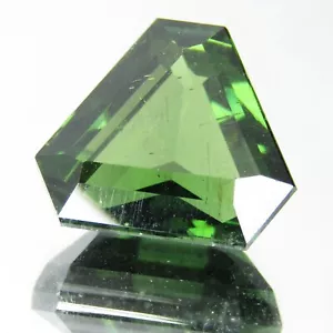 6,58 Karat natürliche erstaunliche grüne Farbe Apatit 11 mm ausgefallener Schnitt Sammlung Edelstein - Bild 1 von 5