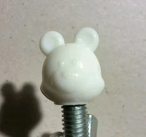 Ventil Abdeckkappe  TEDDY BÄR - WEISS  Schutzkappe Ventil  Schutz  - Bild 1 von 3