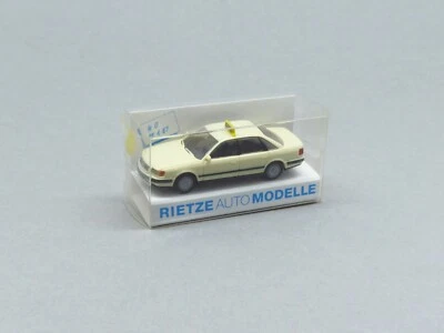 RIETZE AUDI 100 TAXI BEIGE - ECHELLE H0 1/87 - Photo 1/4
