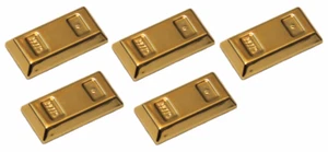 Lego 5x Oro Cromo Utensilio Lingote, Barra (99563) ¡NUEVO!¡! - Imagen 1 de 1