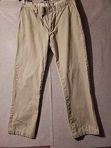 Vintage Polo Ralph Lauren Chino Philip Pants 32x30 Mens Flat Front Khaki Tan - Picture 1 of 11