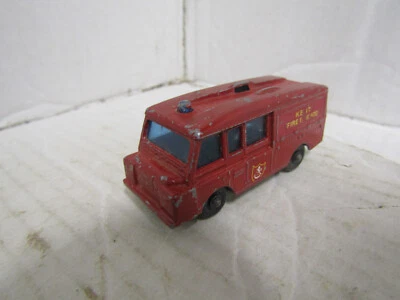 VINTAGE MATCHBOX SUPERFAST No 57 LANDROVER FIRE TRUCK. - Image 1 of 4