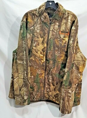 Men's Realtree AP Camo Jacket Size 2XL. Poly Spandex with fleece lining. Pre-own - Image 1 of 4