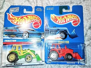 Vintage Hot Wheels Tractor 1997 Collector # 145 - Green & Red - Picture 1 of 3