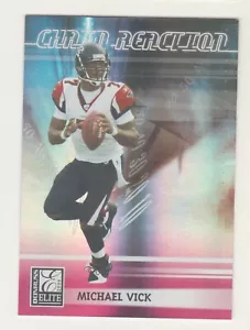 2006 Donruss Elite KETTENREAKTION ROT CR-16 MICHAEL VICK 101/250 Atlanta Falken - Bild 1 von 2