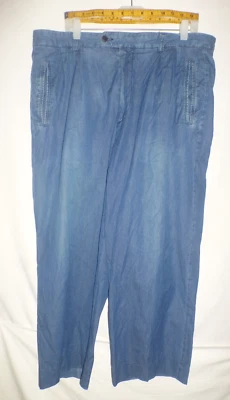 $395 Zanella Sport 38x25 Mens Washed Blue Denim Jeans Pants ITALY 56 Nordstrom - Image 1 of 4