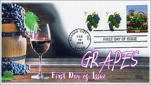 2016, Grapes, 5 cent, FDC, BW Cancel 16-056 - Picture 1 of 1